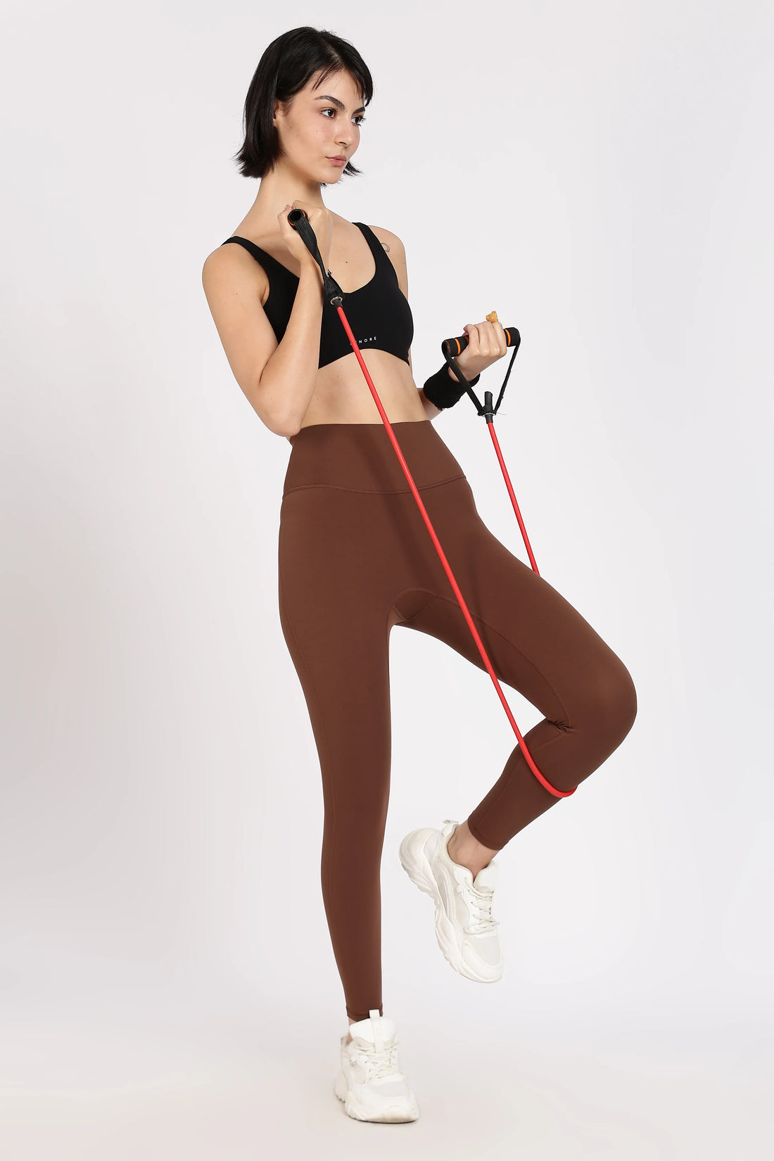 Chestnut High Waist Luxe Leggings